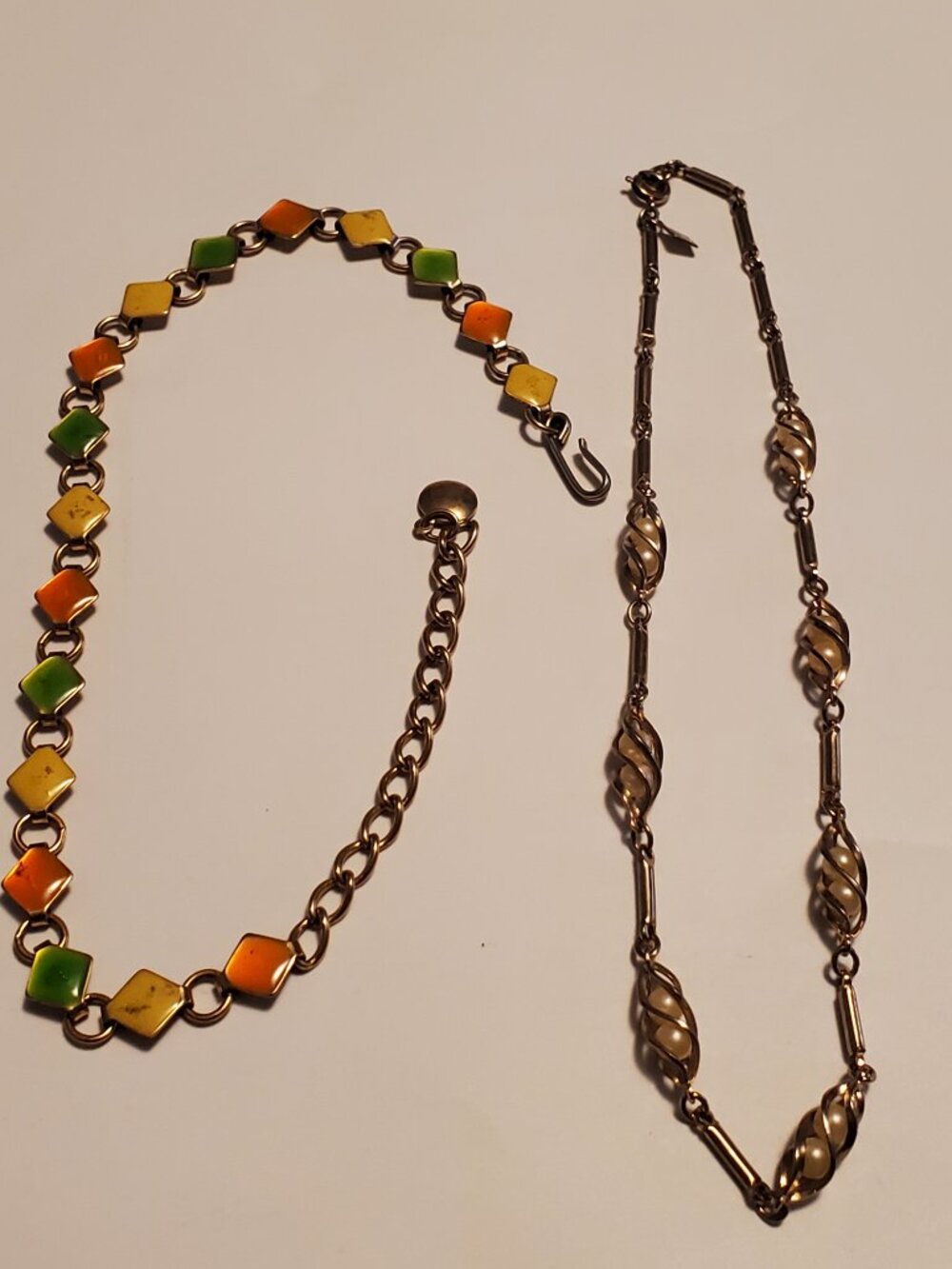 2 Necklaces, items # A-2354-2355, wt. 23 grams. - Picture 10 of 10